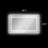 Elllise Glass Flat Wall Mirror