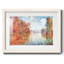 «Autumn in Argenteuil» par Monet, reproduction encadrée rustique avec tableau mat-439550616-439550611