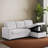 85" Reversible L-shaped Pull-Out Sleeper Sectional Sofa Bed with Storage Chaise-1219433701
