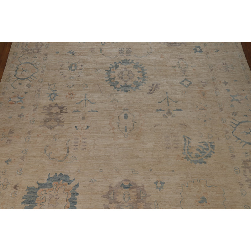 Vegetable Dye Oushak Turkish Large Rug