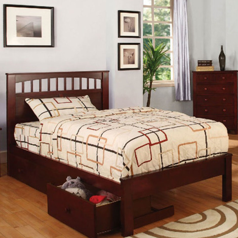 Robstown Panel Bed, Twin, Cherry