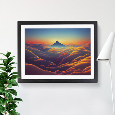 Intoxicating Mountain Sunset - Framed Print