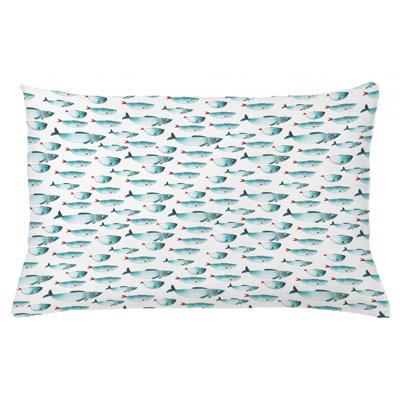 Koi Fish Rectangular Pillow Cover