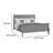 Ryla Bed, Sleigh Panel Headboard, Classic Solid Wood-100914601-100914598