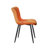 Heitger Faux Leather Upholstered Side Chairs Modern Wingback Dining Chairs with Metal Legs-1344348132