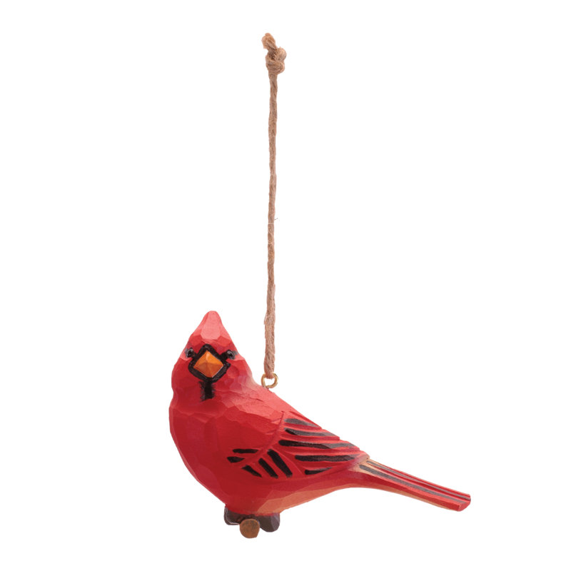 Ensemble d'ornement cardinal en résine de 12 pièces