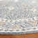 Devoe Hand Tufted Wool/Cotton Southwestern Rug in Ivory/Blue