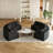 Boneless Corduroy Curved Sectional Sofa With 8 Pillows,Curved Symmetrical Modular Semi Circular Sofa Sectional For Bedroom, Living Room, Office For Leisure Or Nap, Reading Room, And Lobby(Four Modules)-1160972634