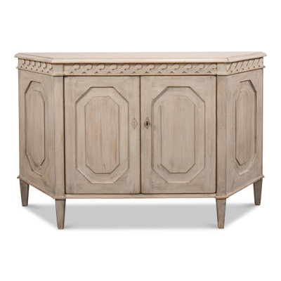 Buffet en bois de pin de 58 po de largeur Wrenn