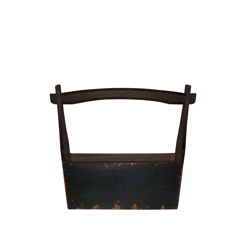 Babiole titulaire avec manche en bois, Noir