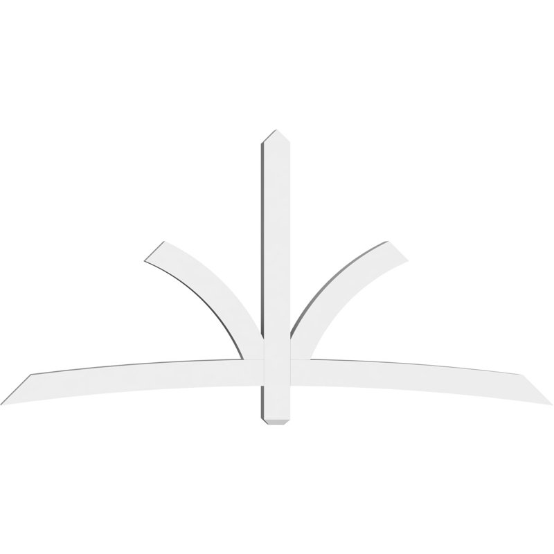 Support pour pignon Davenport, H 42 po x l 84 po (pas: 12/12), P 4 po x F 4 po, PVC