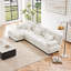 Canapé modulaire modulaire avec repose-pieds convertible