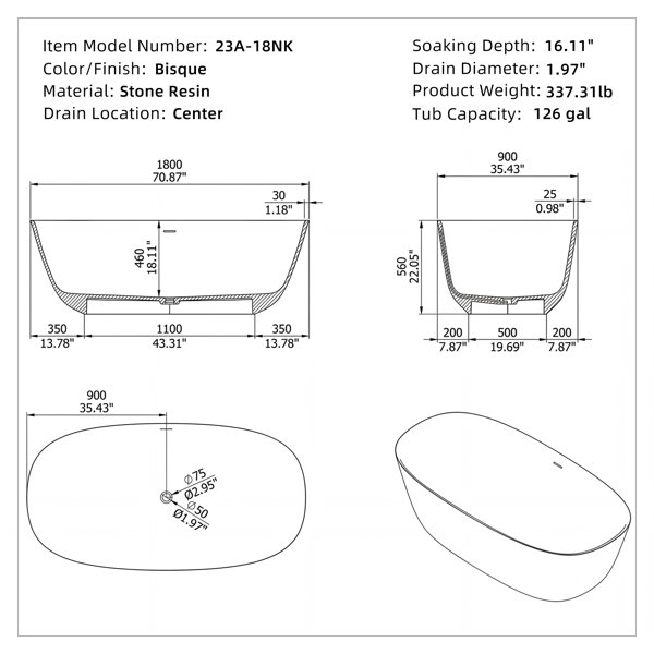 Dimensions du produit