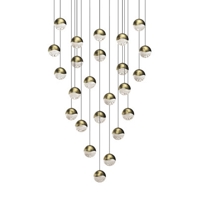 Grapes 24 - Light LED Cluster Pendant