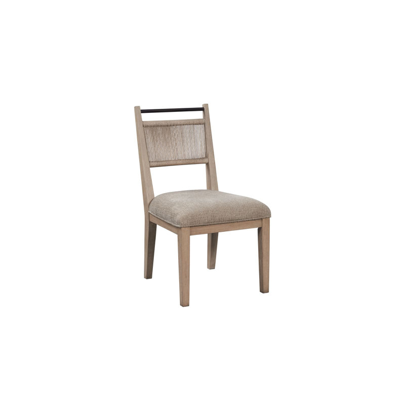 Ensemble de 2 chaises carrées / caramel