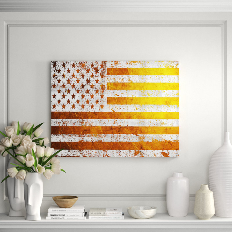 The Golden Standard Print by N Perez, Plastic/Acrylic, 30" H x 40" W x 2.5" D
