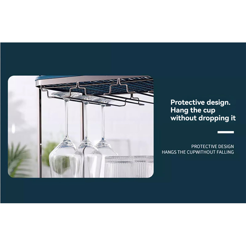 Support de rangement pour tasses, Noir
