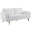 Revive Upholstered Fabric Sofa And Loveseat Set In Beige-501374428