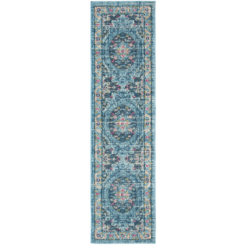 Gutierez Performance Oriental Rug, Runner 2'2" x 8'