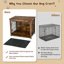 Woden Pet Crate with 2 Doors