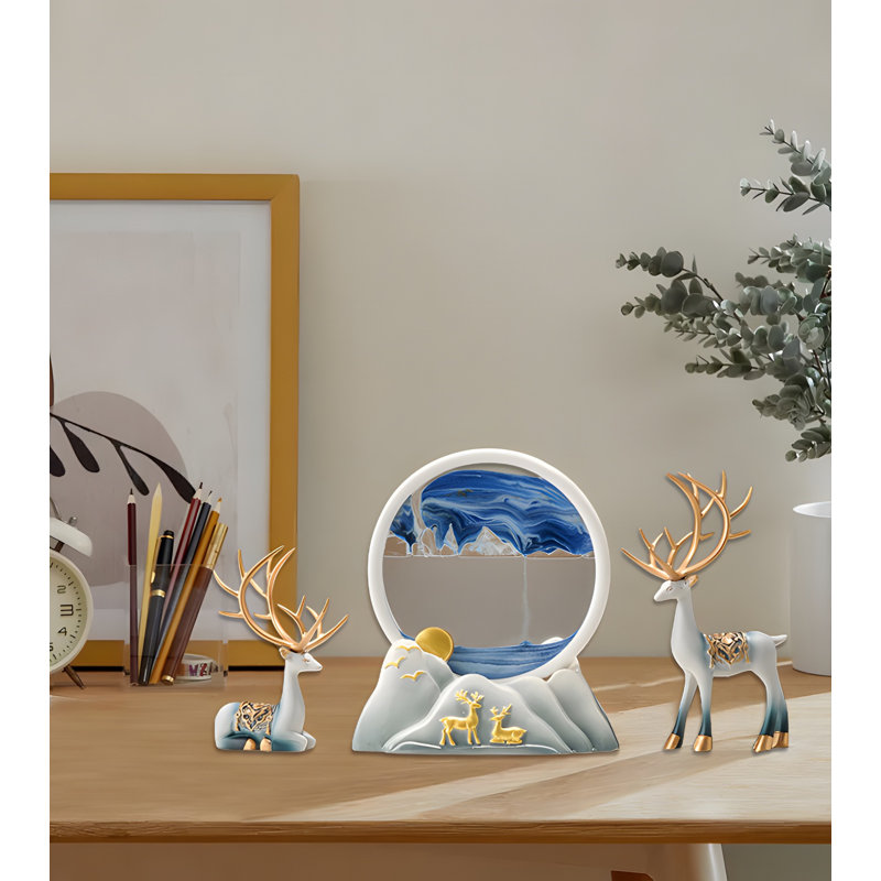 Sculpture Elk Quicksand