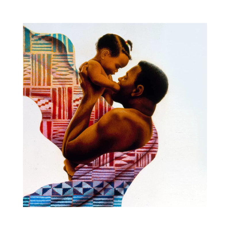 Ties That Bind by Keith Mallett - 1 Piece Wrapped Canvas Wall Art, 30.48 cm H x 30.48 cm W