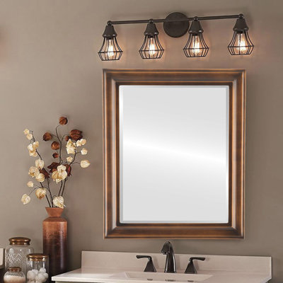 Witham Wood Flat Wall Mirror