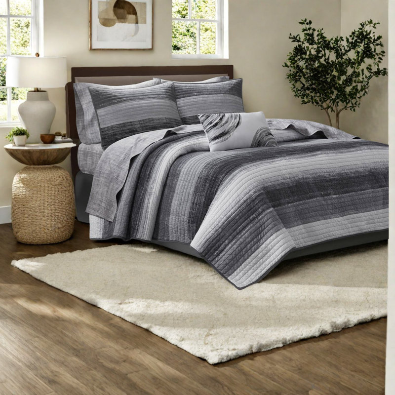 Premium Twin Bedding Sets, Cotton And Microfiber Modern Home Comfort