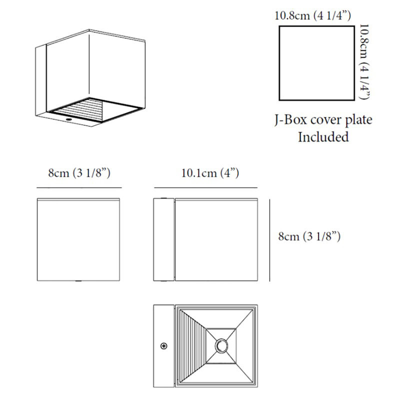 Dau 1-Light LED Flush Mount, Satin Black