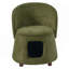 Convertible Pet Friendly Accent Chair with Hidden Pet Nook and Sturdy Support Legs-133996962