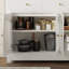 Buffet Farmhouse, armoire vitrine avec tablette réglable-1468825456