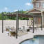 Pergola d'extérieur en aluminium rétractable avec auvent-90611743-90611747