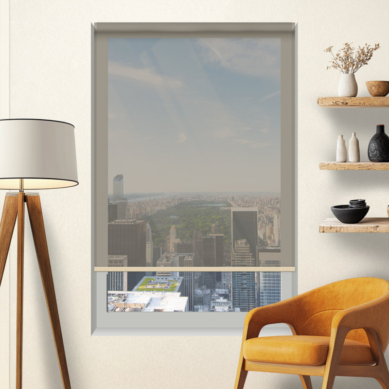 Abat-jour moderne et écologique, Laiton, L 25 po x L 48 po