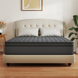 12" Medium Hybrid Mattress With Individually Pocket Springs And Memory Foam