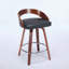 Ensemble de 2 tabourets de bar, tabourets de bar pivotants à hauteur basse-855396029