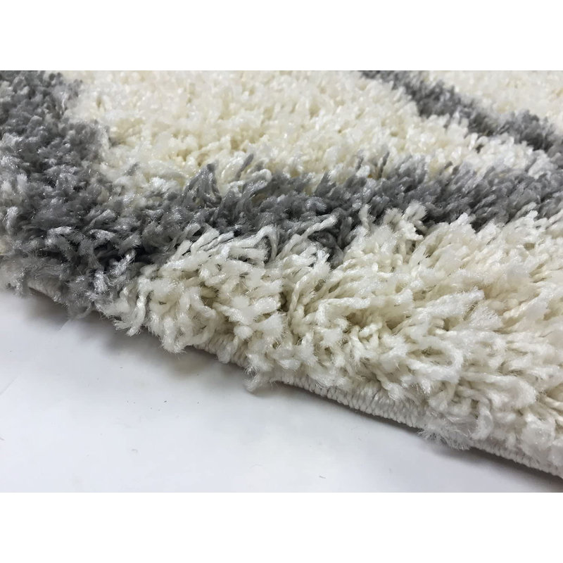 Tapis à poils longs à poils longs, Rectangle 6 pi 7 po x 9 pi 6 po