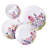 Summer Aquarelle Bone China Dinnerware Set 20 Piece - Service for 4