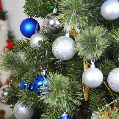 84 Piece Christmas Ball Ornament Set