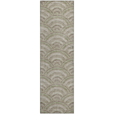 Premium Machine Washable Prisco Taupe Rug