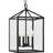 Hillcrest 4 - Light Glass and Steel Dimmable Square / Rectangle Chandelier-94230750-94230747