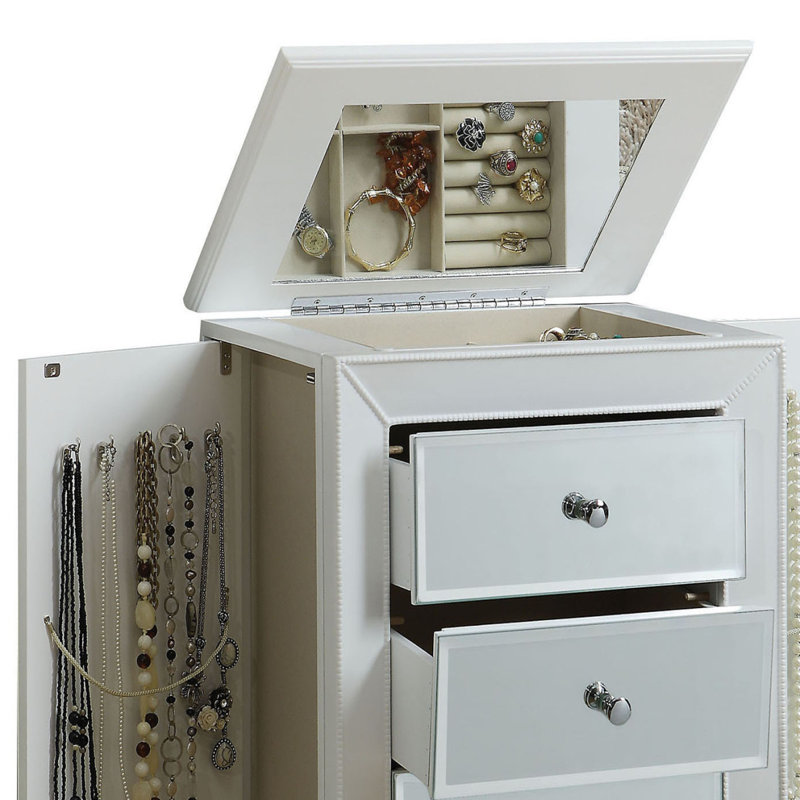Armoire à bijoux 6 tiroirs
