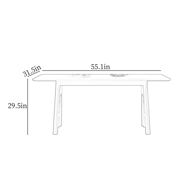 Largo, 29.5"H x 55.1"L x 31.5"W