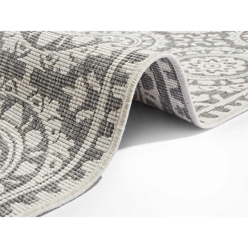 Jardin Flatweave Grey Rug, Runner 80 x 250cm