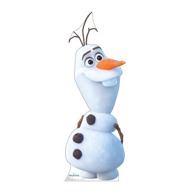Accroche en carton de l’olaf (disney ii)