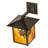 Rustic Lodge Solid Brass Armed Sconce