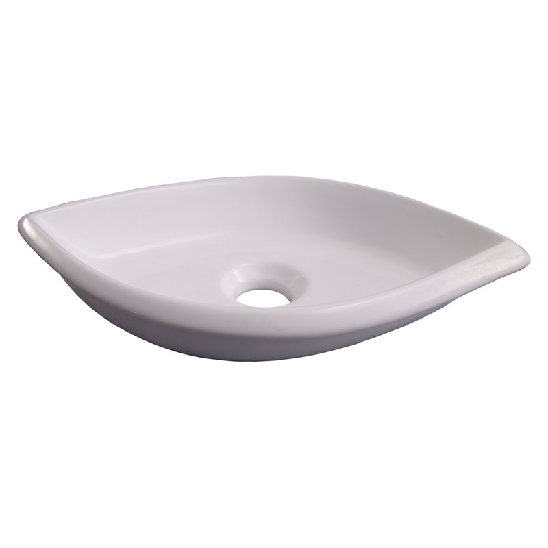 Barclay Kai 9.5'' White Vitreous China Specialty Bathroom Sink
