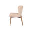 Chaise rembourrée Michelle, chenille champagne
