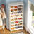 30 Pair Shoe Storage Cabinet with LED Lighting-1041531378