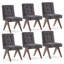 Chaise d'appoint rembourrée en lin Turfed-145268156