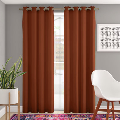 Mcmanus Room Darkening Thermal Grommet Curtain Panels